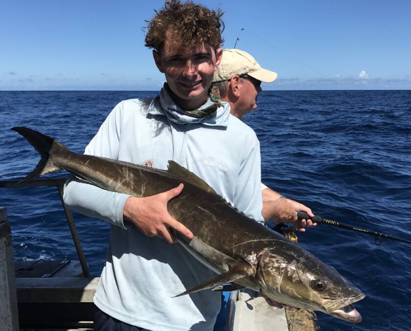 Rezoned: Coastal habitat protection zones in NSW are working to ensure healthy future fish stocks, like this quality Cobia caught by Hugh Winton. 