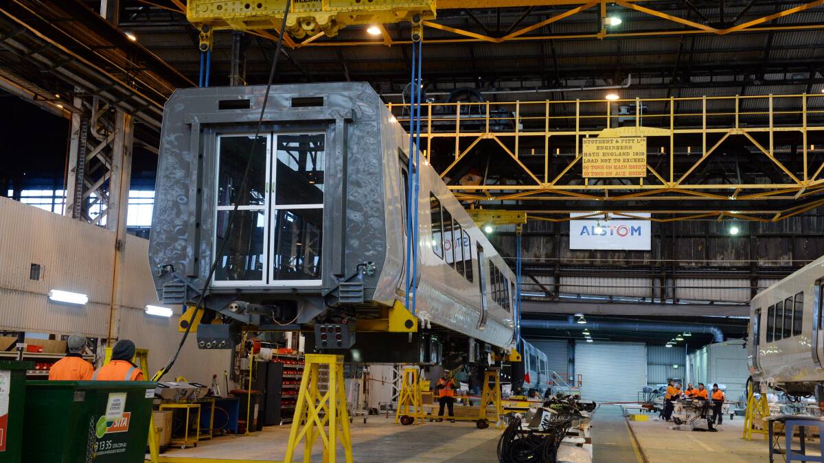 Alstom unveiling new trains in 2016.