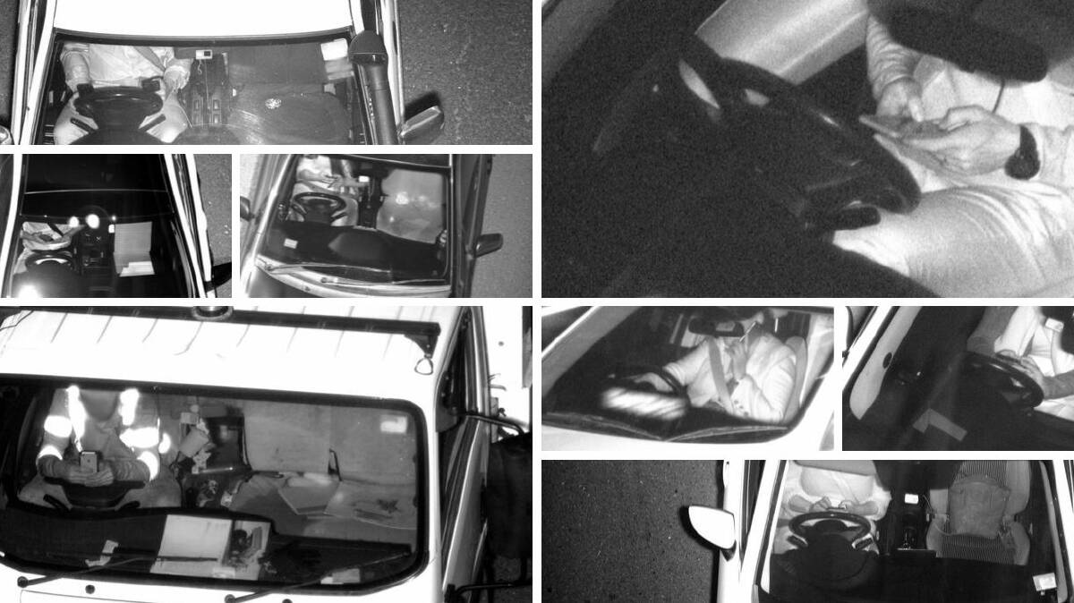 CANDID CAMERA: Mobile phone detection cameras are operational across NSW. Photos: Supplied.
