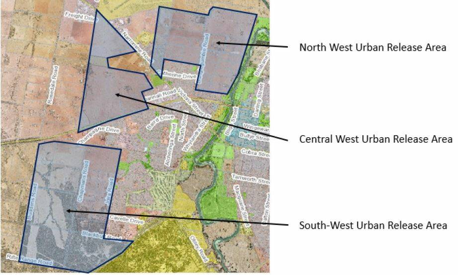 Alotments in these areas of Dubbo are expected to grow. Picture: Dubbo Regional Council 