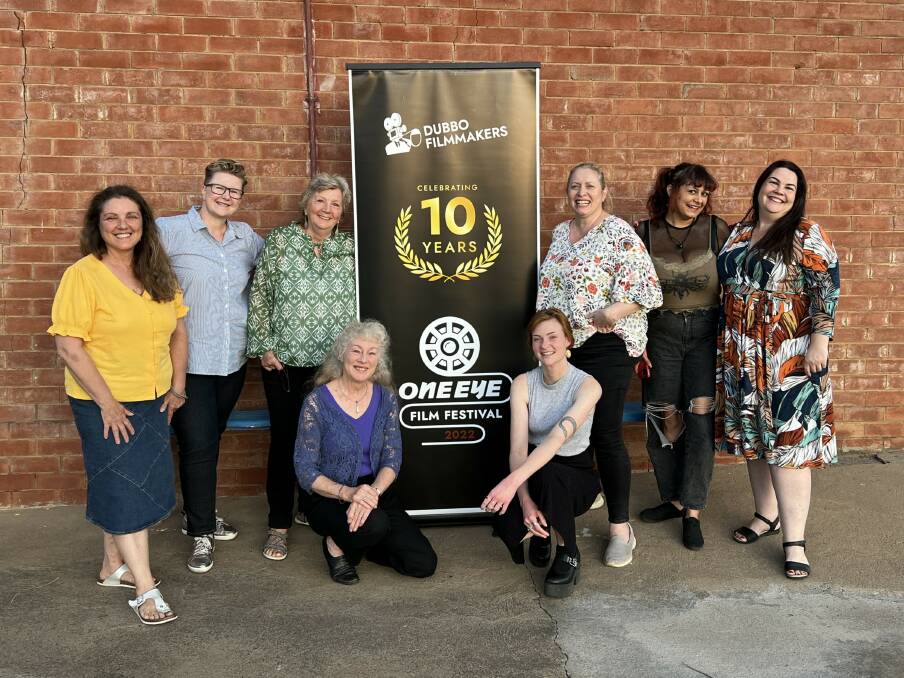 Some of the local women whose films were included as part of an International Womens Day screening by Dubbo Filmmakers. Picture by Dylan Hocking 