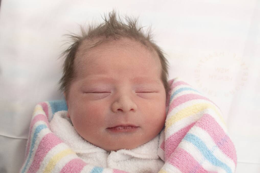 Baby Girl Wrench was born on May 30, 2023 to parents Dean and Pip Wrench. Weighing 3240 grams and baby sister to Darcy. Picture by Belinda Soole 