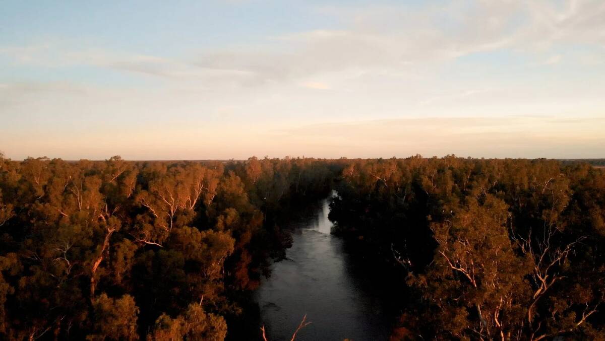  STUNNING: Macquarie River at Gin Gin Weir. Picture: SUPPLIED 