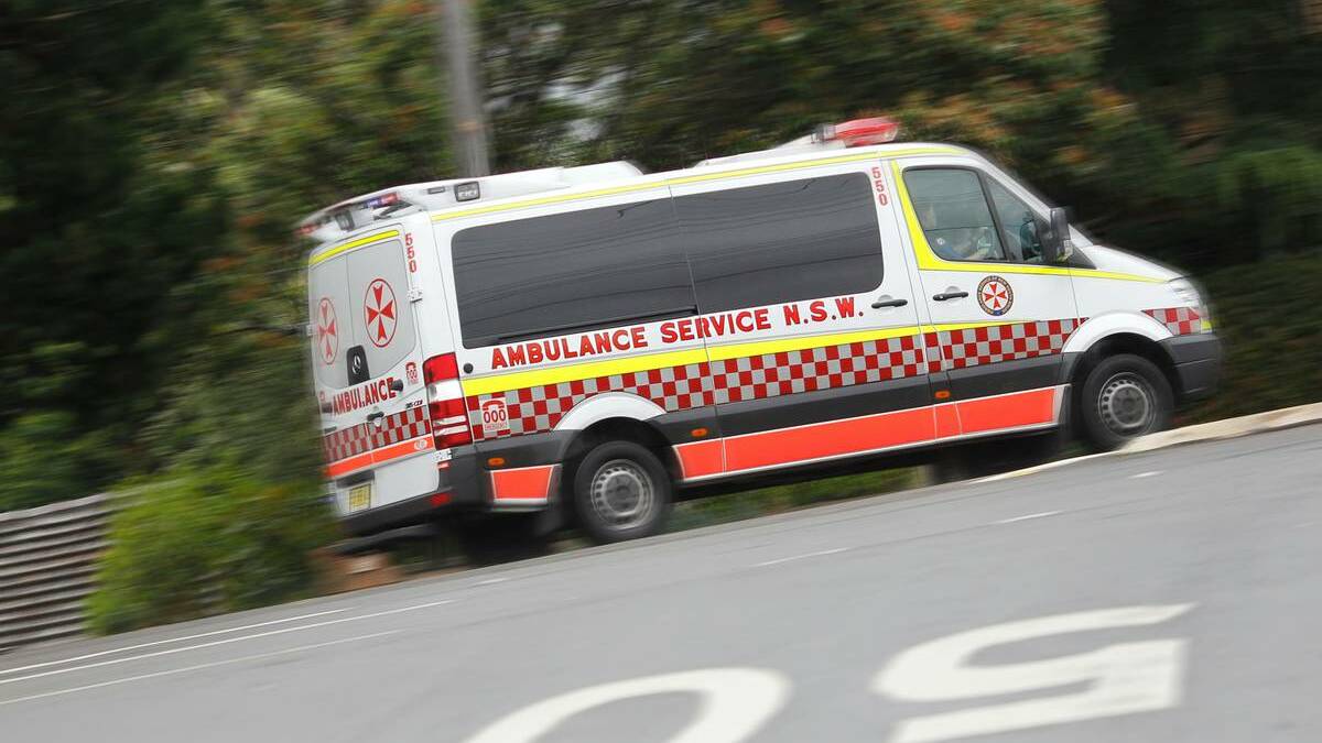 An ambulance drives past. Picture file image 