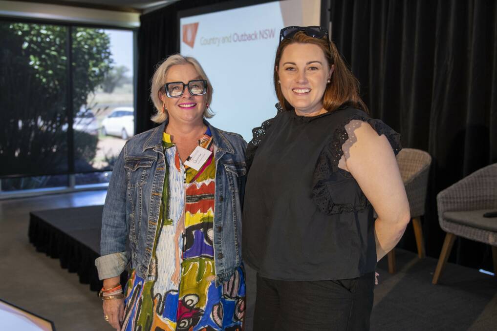 Susie Rae and Tenelle Bond spoke at the Destination Country and Outback Visitor Economy Summit. Picture by Belinda Soole 