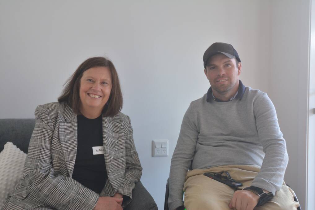 LiveBetter chief executive officer Natalie Forsyth-Stock with property developer, Ryan Medley. Picture by Ciara Bastow 
