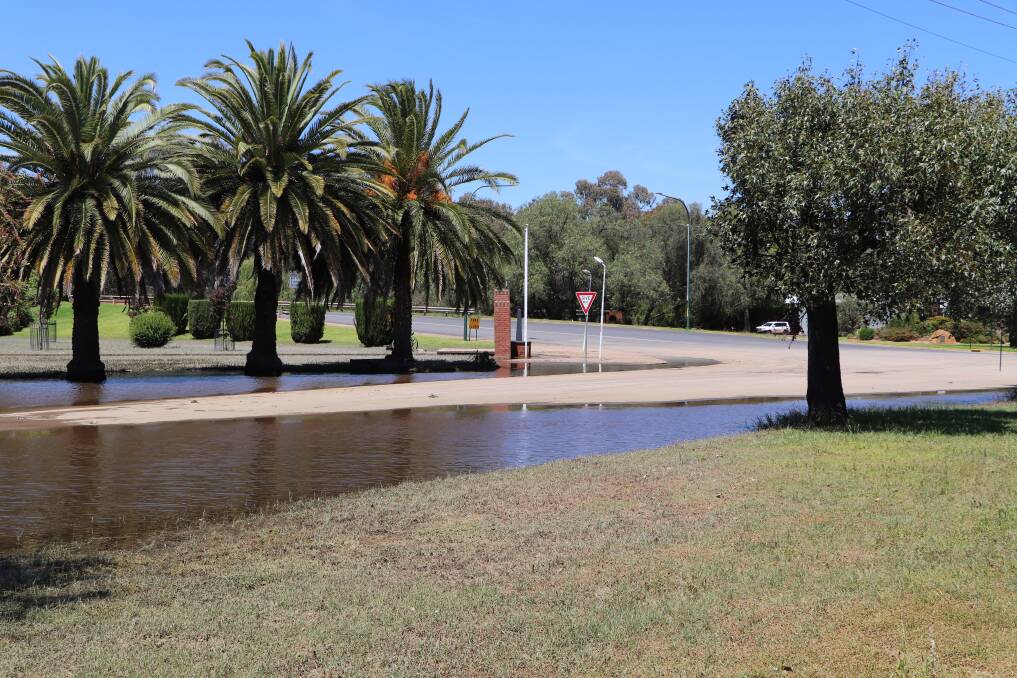 Flooding in Condobolin in 2022. Picture supplied 