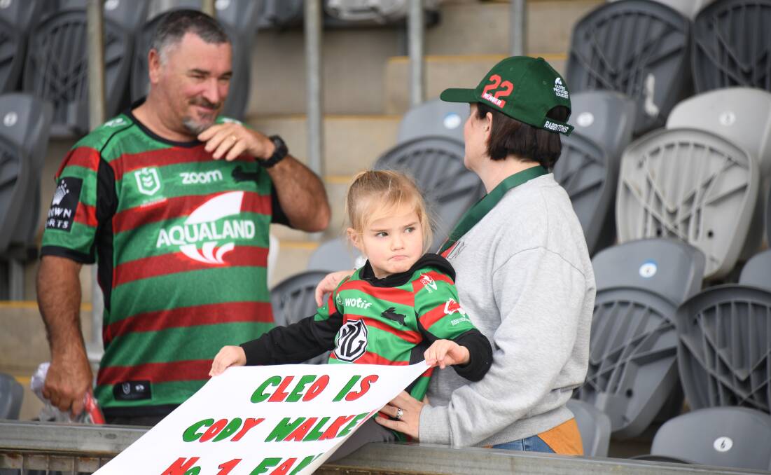 FUN: Families came together to have a great time at the NRL match. Picture: AMY MCINTYRE 