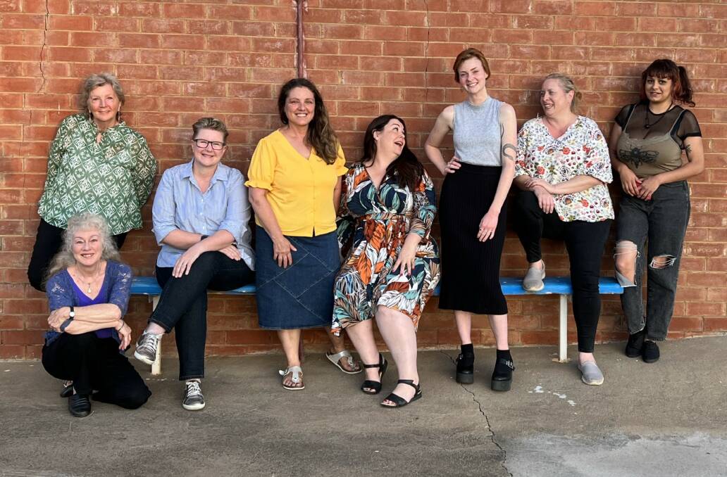 Some of the local women whose films were included as part of an International Womens Day screening by Dubbo Filmmakers. Picture by Dylan Hocking 