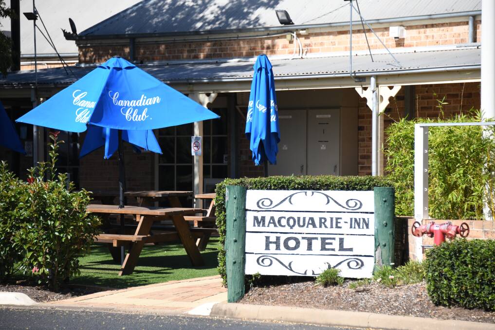 Outside the Macquarie-Inn Hotel. Picture file image 