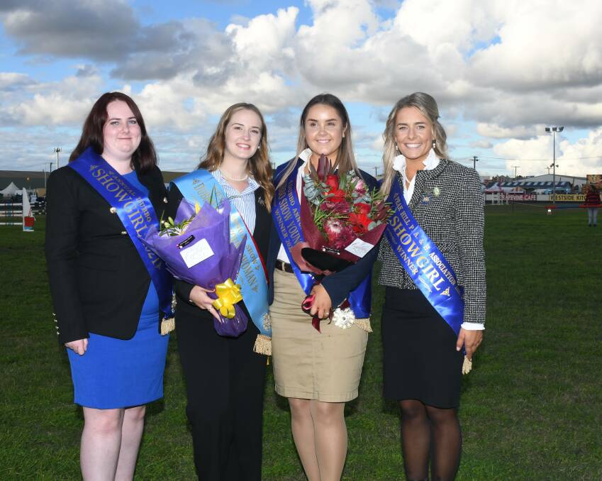 UNITED: Niamh Hutchinson, Tiffany Ingham, Maree Pobje and Molly Wright were happy to celebrate the young woman movement. Picture: AMY MCINTYRE 