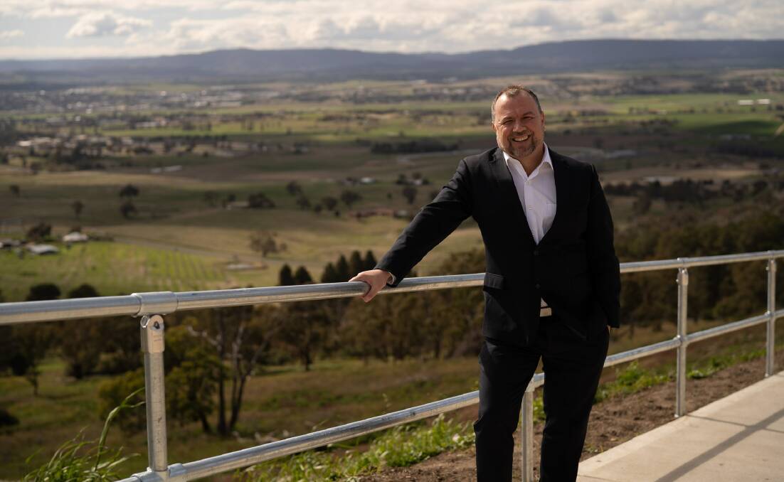 VERTO CEO Ron Maxwell stands proudly in the Central West. Picture: Supplied 