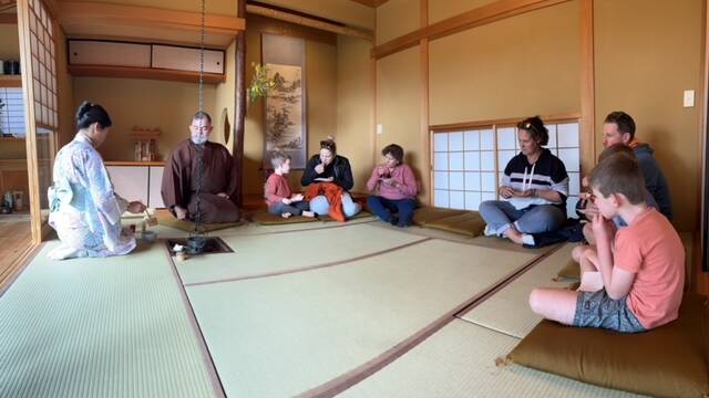 A recent Shoyoen tea ceremony. Picture: Supplied. 