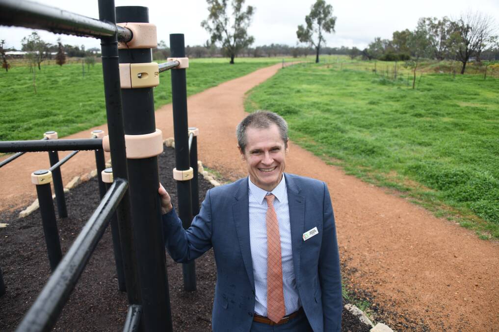 Dubbo Regional Council mayor Mathew Dickerson standing at Regand Park, disagreed with the amendment to the masterplan. Picture: Amy McIntyre 
