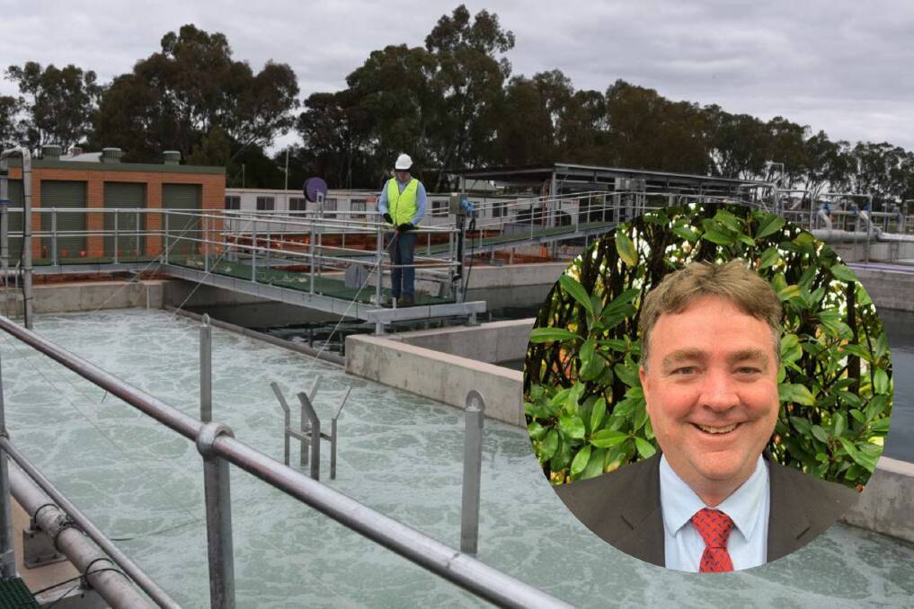 Dubbo's sewerage treatment plant couldn't handle the inflow amount during the latest flood, Director Infrastructure Luke Ryan (pictured) said. 