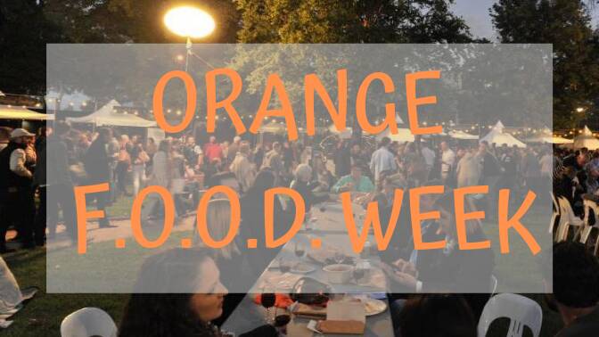 Where you need to be during Orange FOOD Week