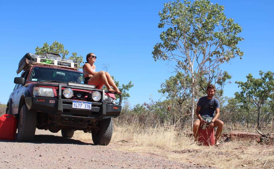 Police believe this is the vehicle William and Charlene are traveling in. Picture: NT Police. 