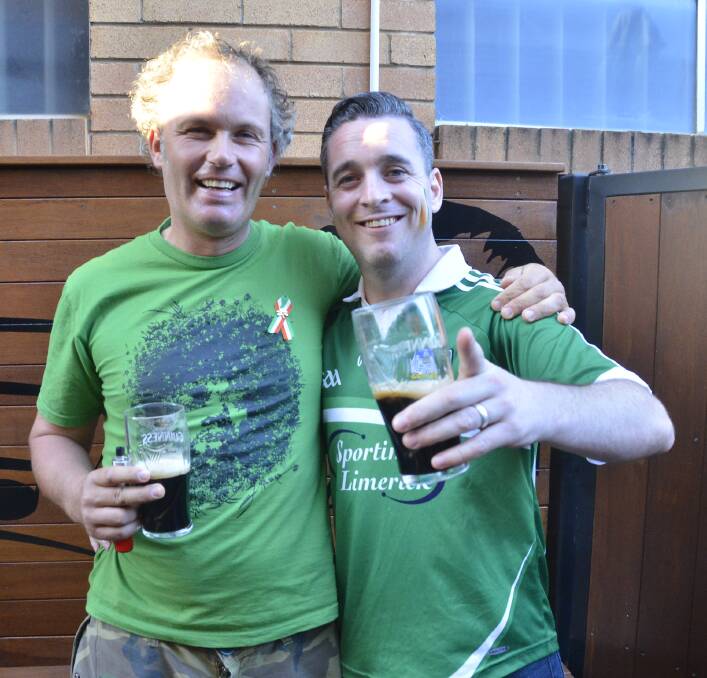 Irishmen Mark O'Riordan and Sean Madden