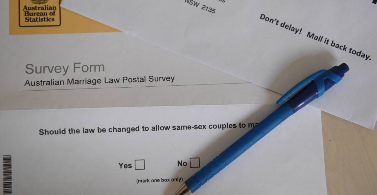 The postal survey.
