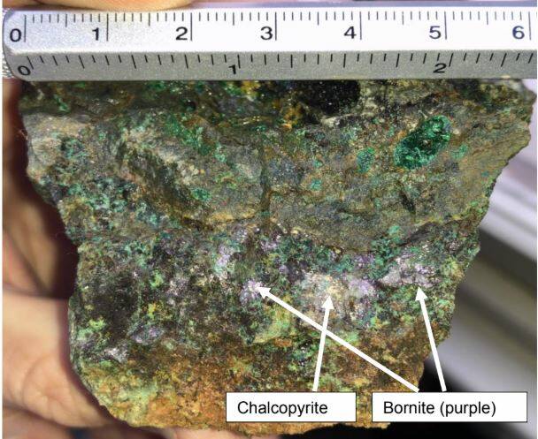 HOPES: A sample found in the Apsley prospect area. Photo: Supplied