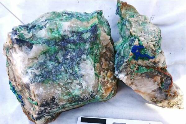 POTENTIAL: A sample found in the Spicers Creek prospect area. Photo: Supplied