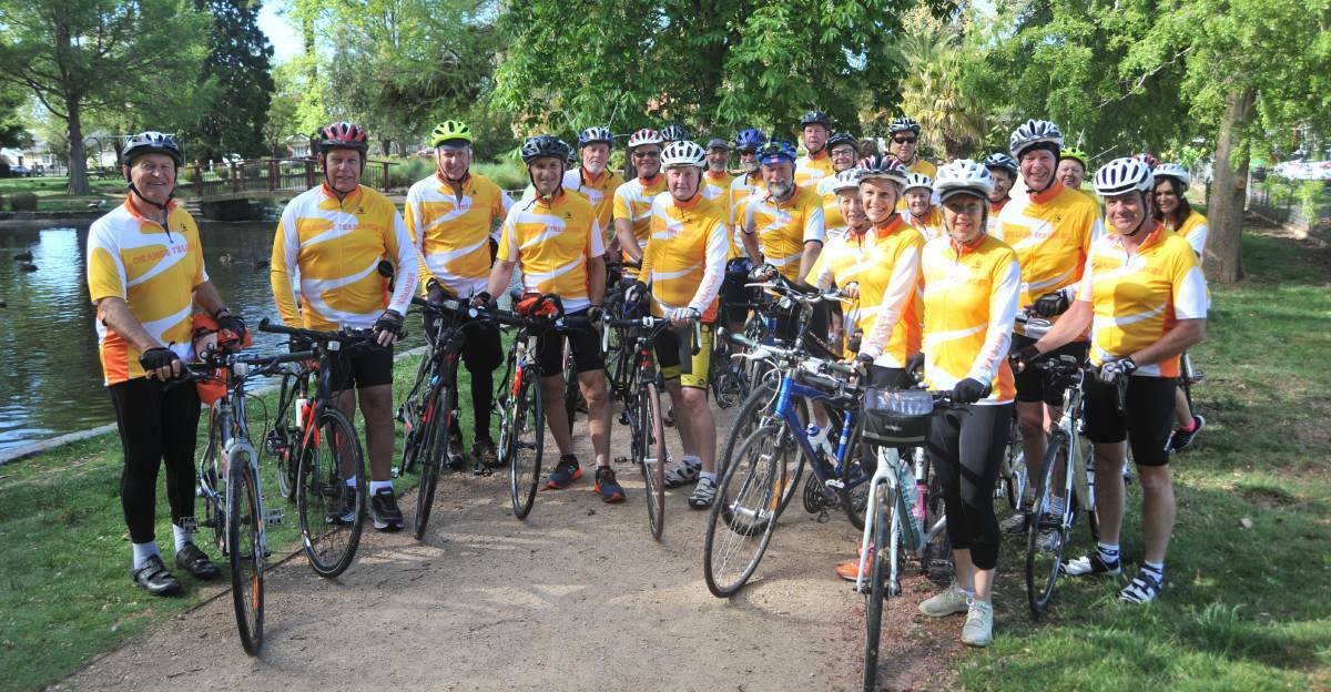 KEEN RIDERS: Orange has many recreational riders, including the Treadlies group, who would benefit from improved roads and paths.