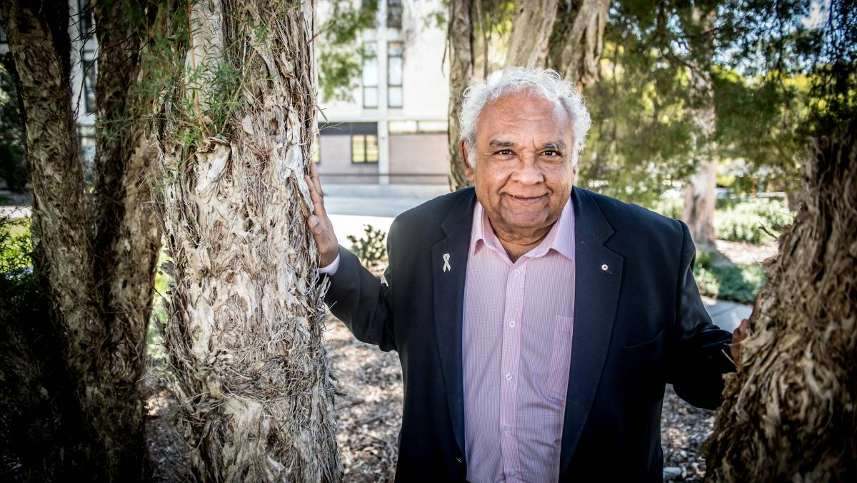 VACCINATE: Professor Tom Calma, is urging everyone to get vaccinated. Photo: Karleen Minney / Canberra Times.