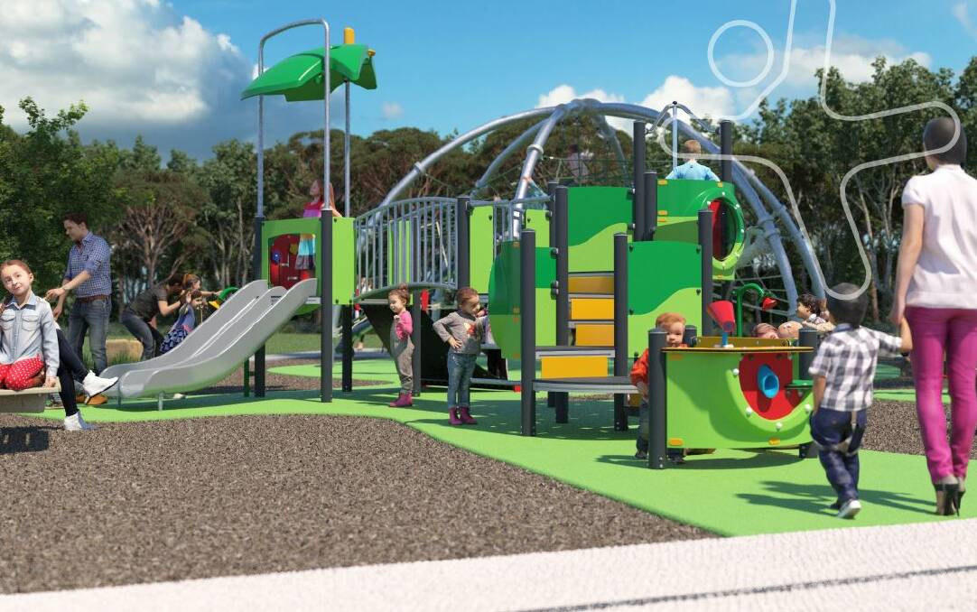 ARTIST'S IMPRESSION: Residents will have their say on the elements of Livvi's Place they value as part of planning for a new play space at Victoria Park which will also cater to children of all ages and abilities. Image: CONTRIBUTED.