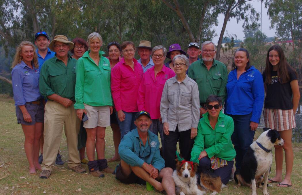 VOLUNTEERS: Members of the Dubbo Rivercare Group have provided countless volunteer hours to maintain the river bank. Photo: CONTRIBUTED