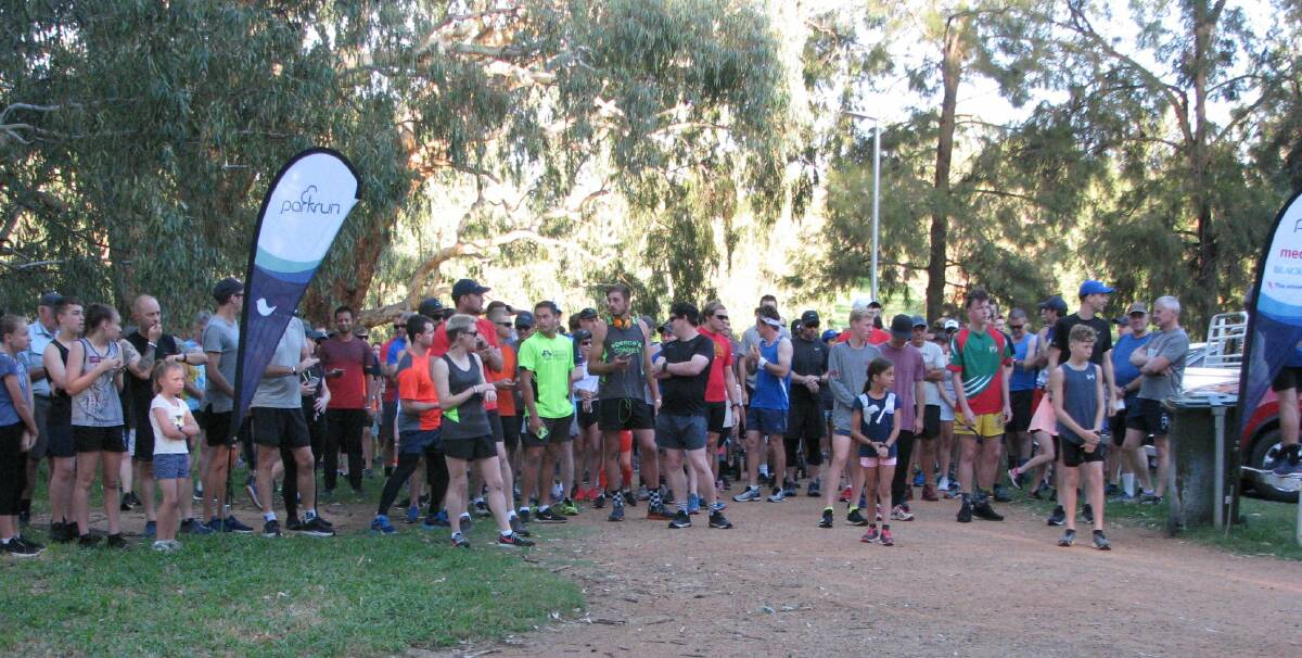 IT'S BACK: The last time the Dubbo parkrun community gathered was in March. Now a return looks likely on December 19. Photo: DUBBO PARKRUN. 