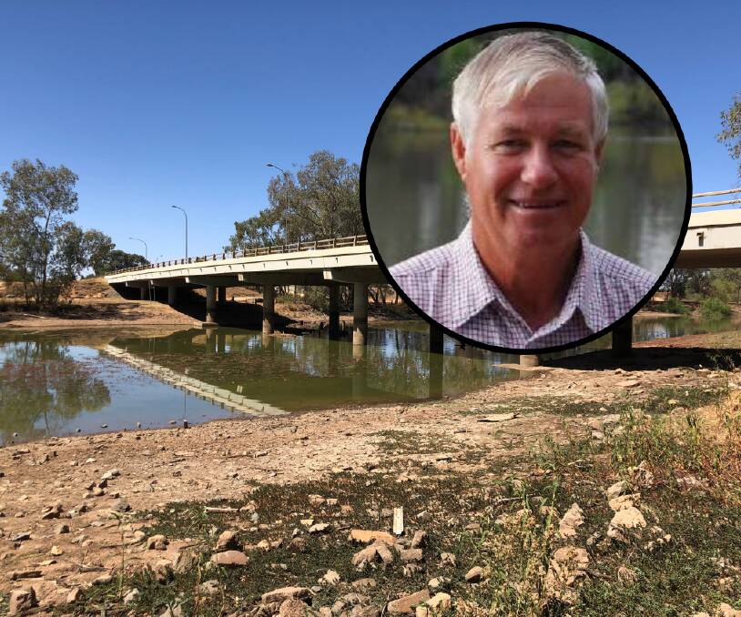 Bogan Shire Mayor Ray Donald has welcomed $25,000 for a "tourist trail" leading to the Nyngan weir. Photo: ZAARKACHA MARLAN.