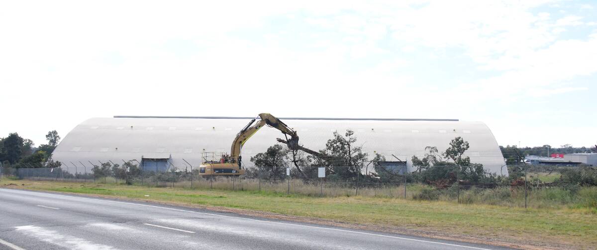 IT'S ABOUT TIME: Like most Dubbo residents, I have been frustrated that there was such an eyesore in such a prominent location in the city. Photo: BELINDA SOOLE 