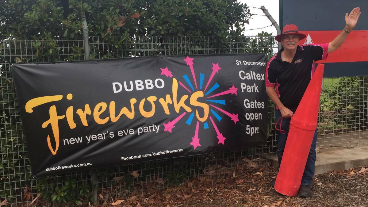 NO RESCHEDULE: Dubbo New Years Eve Fireworks Party chairperson Peter Judd. Photo: TAYLOR JURD