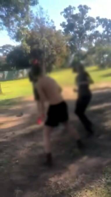 This week a series of videos emerged on Instagram featuring disturbing videos of high school students in Dubbo participating in violent brawls, while bystanders cheered and encouraged violence. Photo: INSTAGRAM