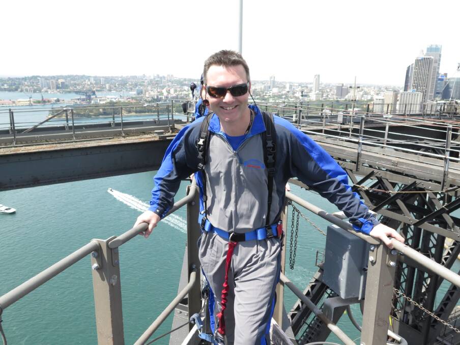 EARLY YEARS: Steven Hinks worked for Bridgeclimb for 13 years. 