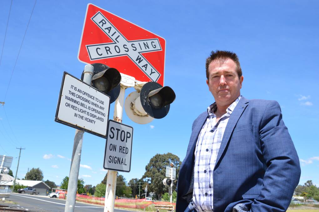 ALERT: Minister for Regional Transport and Roads Paul Toole is calling for motorists to be alert at rail crossings. Photo: SUPPLIED