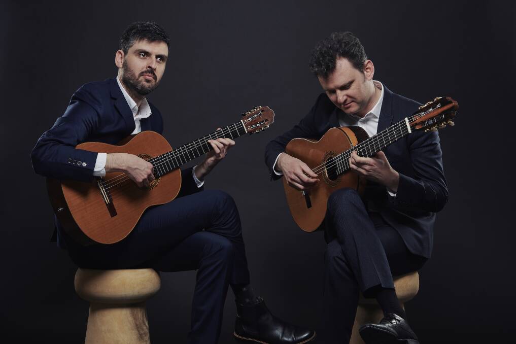 OPENING ACT: Classical guitar duo the Grigoryan Brothers perform a range of classical, jazz and contemporary music on March 8. 