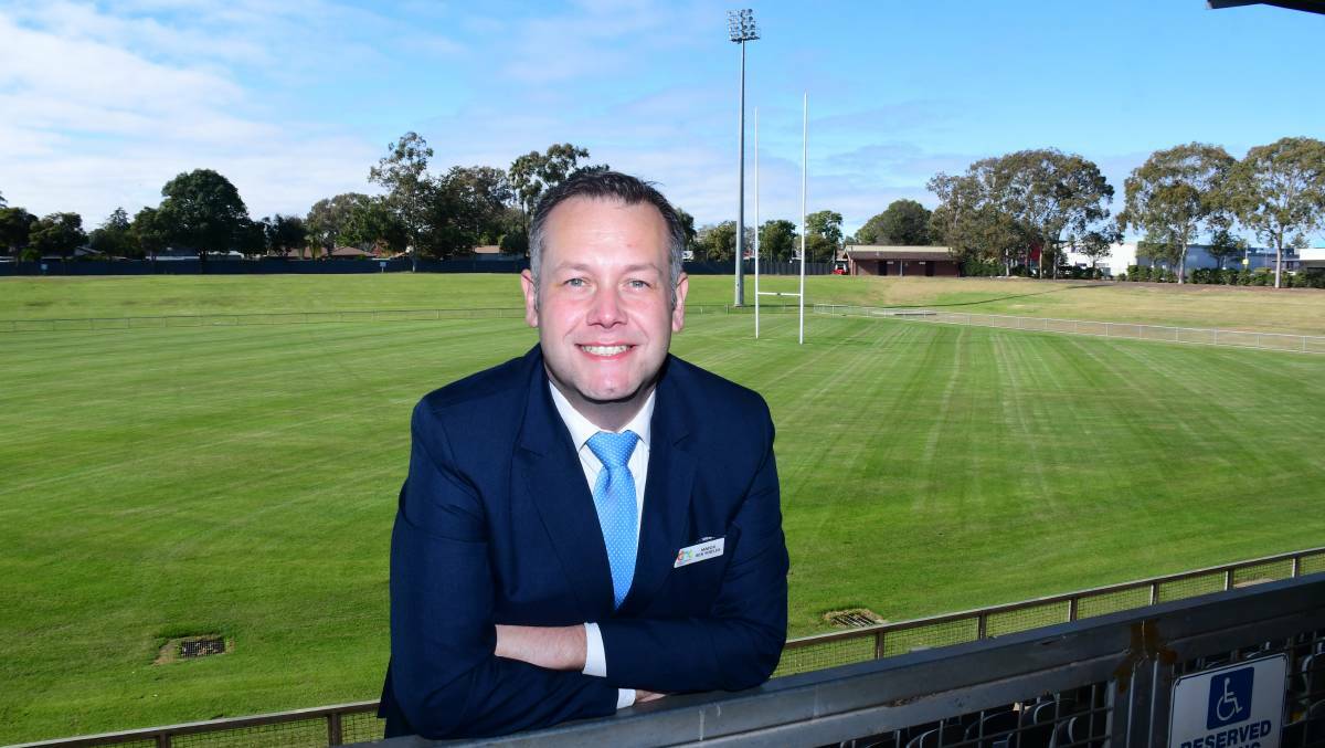 NO COST: Dubbo Regional Council mayor Ben Shields at Apex Oval, where a 2021 NRL game would be held. Photo: BELINDA SOOLE