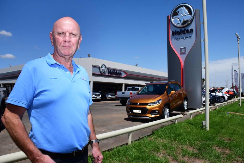 HOLDEN GONE: Golden West Holden dealer principal Michael Adams said his intention is to hopefully keep everyone employed. Photo: BELINDA SOOLE