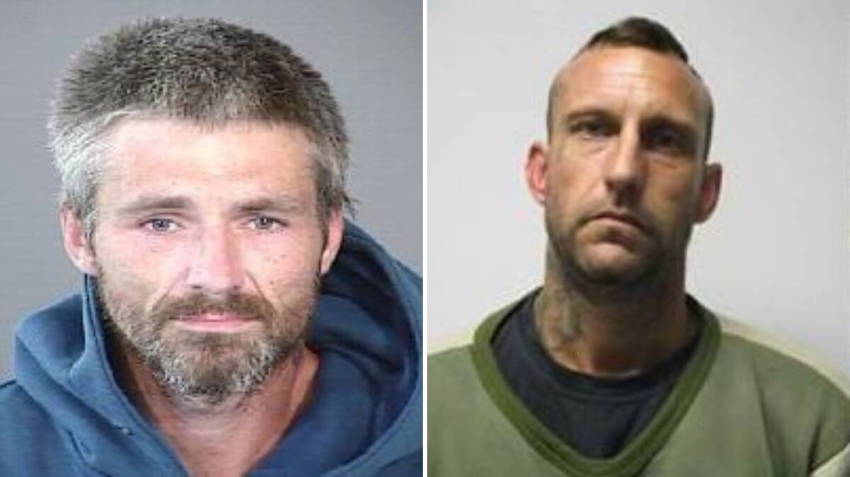 Behind bars: Stephen Zachary Quartley, 32, and Timothy Roy Evans, 36. Photo: NSW Police