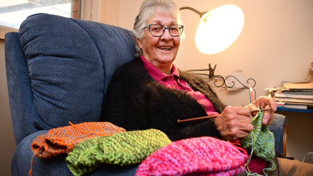 NANNY KAY: Kay Perkins has been putting smiles on others' faces. Photo: BELINDA SOOLE.