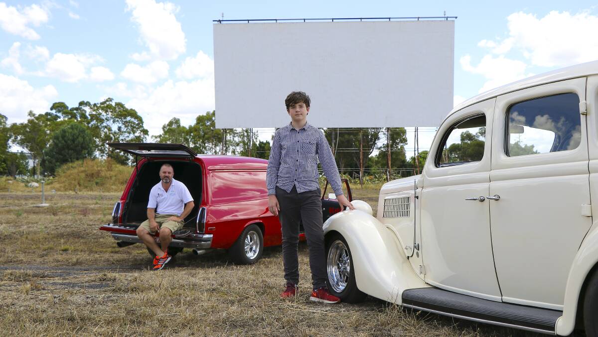 Dubbo Regional Council youth development officer Jason Yelverton and Phoenix Aubusson-Foley announced in January the drive-in would return. 