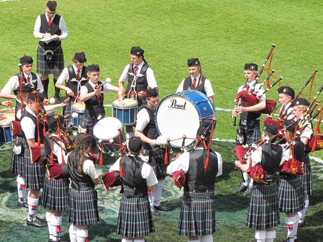 MUSIC: Members of the Scots School Pipes and Drums brand will perform in Dubbo. Photo: CONTRIBUTED 