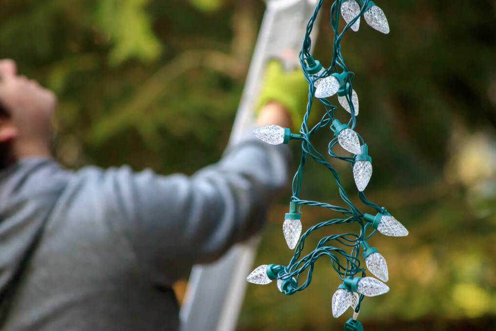 SAFETY FIRST: Putting electricity safety measures in place before hanging decorations could provide peace of mind for a safe holiday season. Photo: FILE