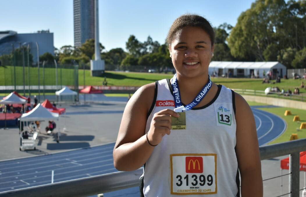 SELECTED: Grace Peters makes NSW State Team for athletics. Photo: CONTRIBUTED. 