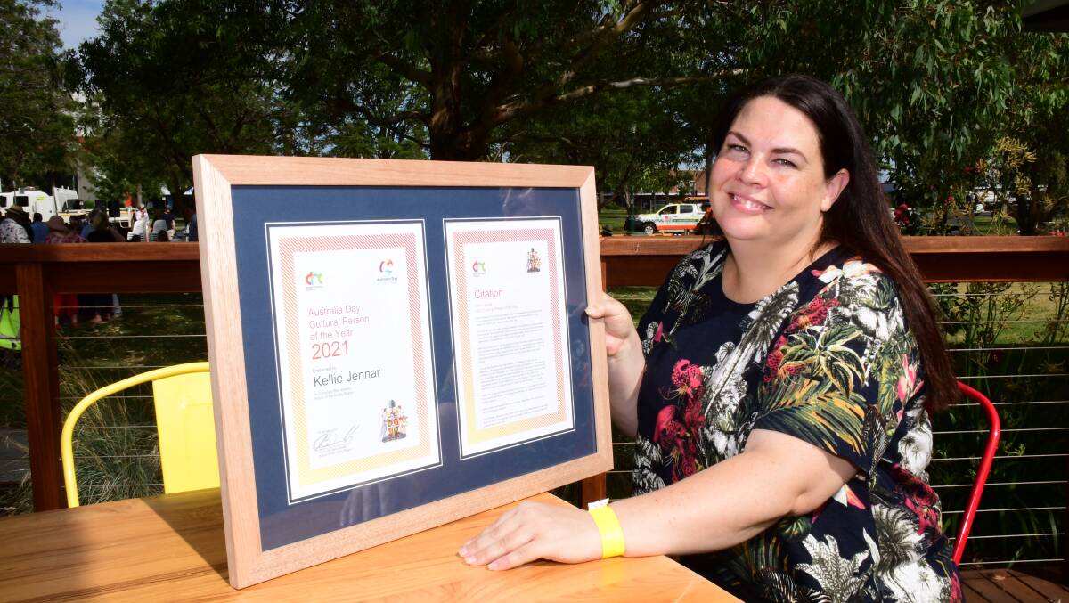 PASSION: Kellie Jennar was named Dubbo Regional Council's 2021 Australia Day Cultural Person of the Year. Photo: BELINDA SOOLE
