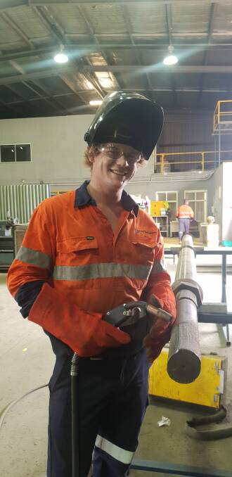 PASSION: William Farrugia has completed the join Tafe and Skillset Skills4Trade program in his chosen field. Photo: CONTRIBUTED