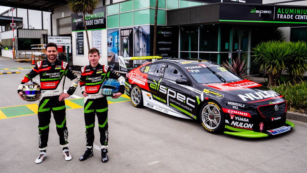 Tyler Everingham (right) will pair with Scott Pye in this year's Bathurst 1000. Picture by Team 18