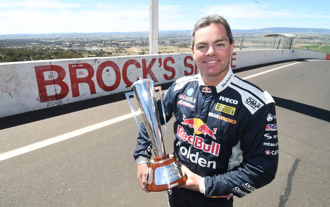 TROPHY: Craig Lowndes (pictured) has won the Peter Brock Trophy three times with Jamie Whincup. Picture: Chris Seabrook