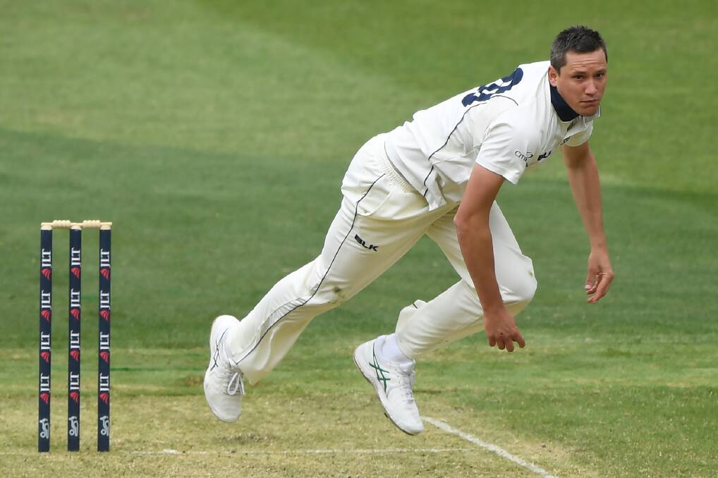 HE CAN HANDLE IT: Chris Tremain is still hunting for an elusive baggy green, but Bathurst's Trent Copeland feels he would handle bowling for Australia. Photo: AAP